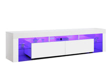 Load image into Gallery viewer, Zoar 1.9m LED Entertainment Unit - White
