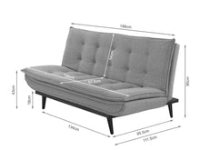 Load image into Gallery viewer, Dorking 3 Seater Sofa Bed - Dark Grey