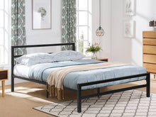 Load image into Gallery viewer, Dowe Double Metal Bed Frame - Black
