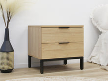 Load image into Gallery viewer, Ocala Wooden Bedside Table - Oak
