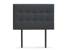 Load image into Gallery viewer, Susan King Single Fabric Upholstered Headboard - Charcoal