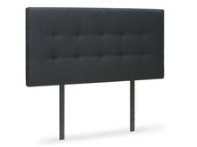 Load image into Gallery viewer, Susan Double Fabric Upholstered Headboard - Charcoal
