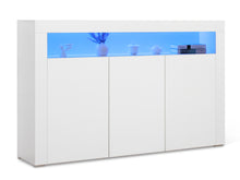 Load image into Gallery viewer, Shiel Sideboard LED Buffet Table Cabinet - White
