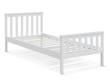 Load image into Gallery viewer, Andes Single Wooden Bed Frame - White
