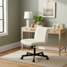 Load image into Gallery viewer, Lukas Cross Legged Office Chair - Beige