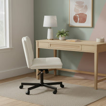 Load image into Gallery viewer, Malakai Cross Legged Office Chair - White