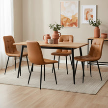 Load image into Gallery viewer, David PU Leather Dining Chair - Set of 4 - Orange