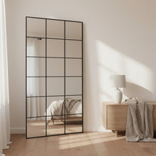 Load image into Gallery viewer, Grid Full Length Mirror - Black