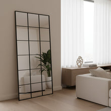 Load image into Gallery viewer, Grid Full Length Mirror - Black