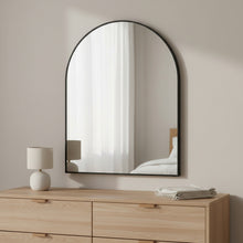 Load image into Gallery viewer, Vera Arch Aluminium Wall Mirror - Black