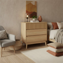 Load image into Gallery viewer, Shawnee 3 Drawers Tallboy - Oak