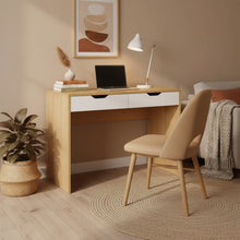 Load image into Gallery viewer, Schertz 100cm Computer Desk - Oak