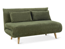 Load image into Gallery viewer, Hastings 2 Seater Fold-Out Sofa Bed - Green