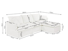 Load image into Gallery viewer, Haworth Modular Sofa - Linen Cream
