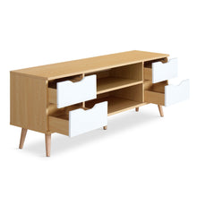 Load image into Gallery viewer, Lucille 1.2M Entertainment Unit - Maple + White