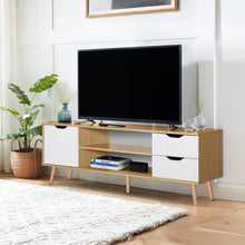 Load image into Gallery viewer, Laguna 1.2M Entertainment Unit - Maple + White