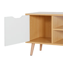 Load image into Gallery viewer, Laguna 1.2M Entertainment Unit - Maple + White