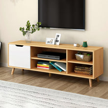 Load image into Gallery viewer, Como 1.2M Entertainment Unit - Maple + White
