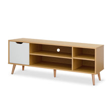 Load image into Gallery viewer, Como 1.2M Entertainment Unit - Maple + White