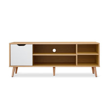 Load image into Gallery viewer, Como 1.2M Entertainment Unit - Maple + White