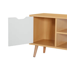 Load image into Gallery viewer, Como 1.4M Entertainment Unit - Maple + White