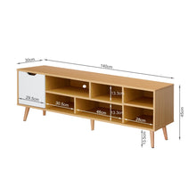 Load image into Gallery viewer, Como 1.4M Entertainment Unit - Maple + White
