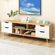 Load image into Gallery viewer, Lucille 1.4M Entertainment Unit - Maple + White