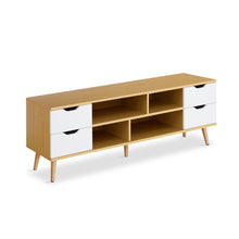 Load image into Gallery viewer, Lucille 1.4M Entertainment Unit - Maple + White
