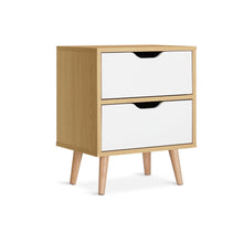 Load image into Gallery viewer, LOY Bedside Table - Maple + White