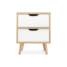 Load image into Gallery viewer, LOY Bedside Table - Maple + White
