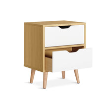 Load image into Gallery viewer, LOY Bedside Table - Maple + White