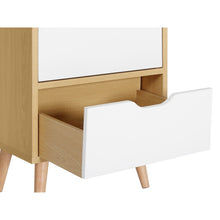Load image into Gallery viewer, LOY Bedside Table - Maple + White