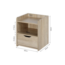 Load image into Gallery viewer, Knox Bedside Table - Oak