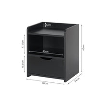 Load image into Gallery viewer, Knox Bedside Table - Espresso