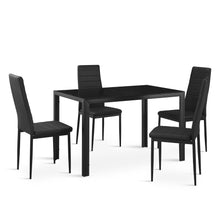Load image into Gallery viewer, Samuel 5 Piece 1.2m Dining Set - Black