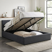 Load image into Gallery viewer, Elizabeth Double Gas Lift Bed Frame - Dark Grey