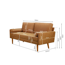 Load image into Gallery viewer, Alaina 3 Seater Sofa - Brown