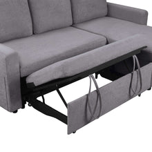 Load image into Gallery viewer, Amy 3 Seater Sofa Bed with Storage - Light Grey