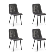 Load image into Gallery viewer, David PU Leather Dining Chair - Set of 4 - Grey