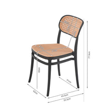 Load image into Gallery viewer, Caleb Dining Chair - Set of 4 - Black