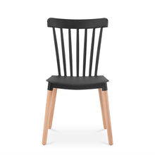 Load image into Gallery viewer, Cooper Dining Chair - Set of 4 - Black + Oak