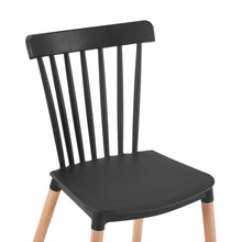 Load image into Gallery viewer, Cooper Dining Chair - Set of 4 - Black + Oak