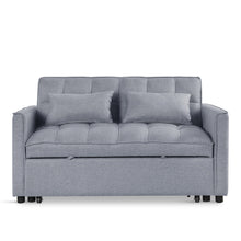 Load image into Gallery viewer, Vida 2 Seater Sofa Bed - Grey