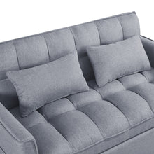 Load image into Gallery viewer, Vida 2 Seater Sofa Bed - Grey