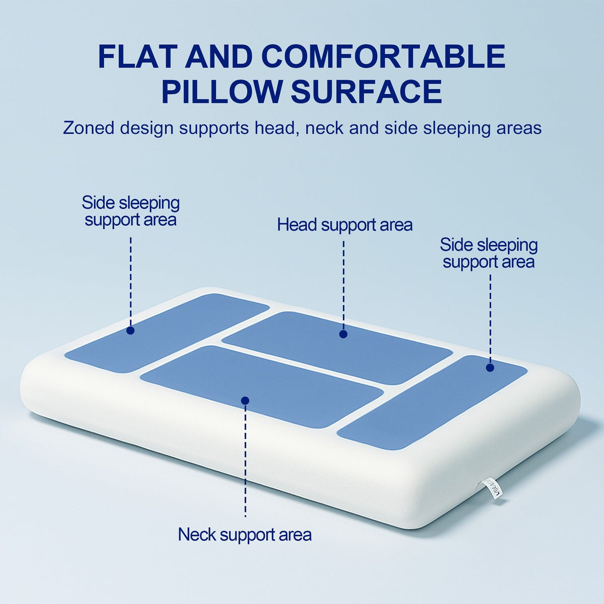 Classic Fit Memory Foam Pillow 70 x 42 x 8CM
