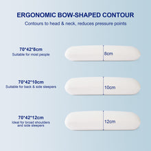 Load image into Gallery viewer, Classic Fit Memory Foam Pillow 70 x 42 x 8CM