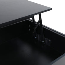 Load image into Gallery viewer, Vault Lift-Top Storage Coffee Table - Black