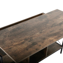 Load image into Gallery viewer, Vault Lift-Top Storage Coffee Table - Rustic Brown