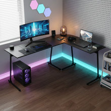 Load image into Gallery viewer, Nordix L-Shaped Computer Corner Desk - Black