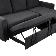 Load image into Gallery viewer, Amy 3 Seater Sofa Bed with Storage - Dark Grey